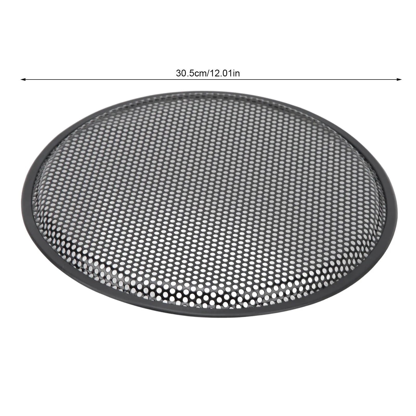 12 Inch Speaker Grill Iron Subwoofer Speaker Cover Audio Mesh Protector Guard for Car RV Speaker Protector Guard Qme