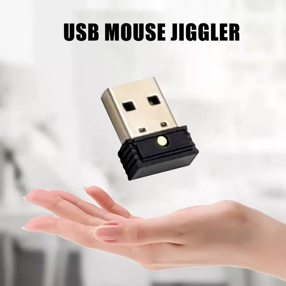 NEW USB Undetectable Automatic Computer Mouse Computer Movement Jiggler Keeps Simulate Mouse Awake Mover Shaker Qme