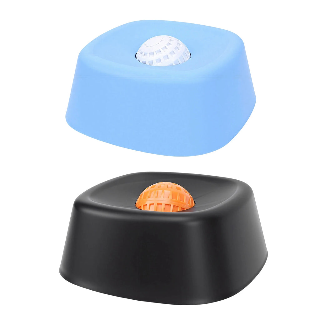 Dog Slow Feeder Lick Bowl Licking Ball Anti Spill No Mess Liquid Treat Dispenser for Yogurt Bone Broth Pet Feeding Toy Dogs Qme