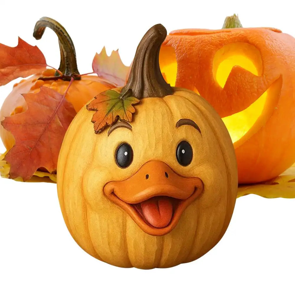 Farm Animal Pumpkin Decorations Cow Duck Sheep Chicken Desk Figurine Qme D China Mainland
