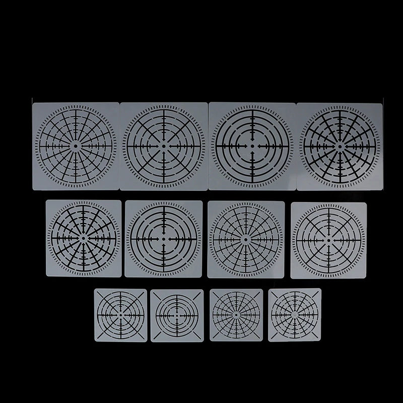 DIY Reusable Mandala Dotting Painting Stencils Templates Craft Tools Qme