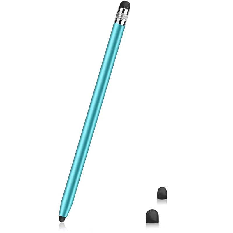 Universal Pencil Double Silicon Head Touch Capacitive Screen Stylus Qme