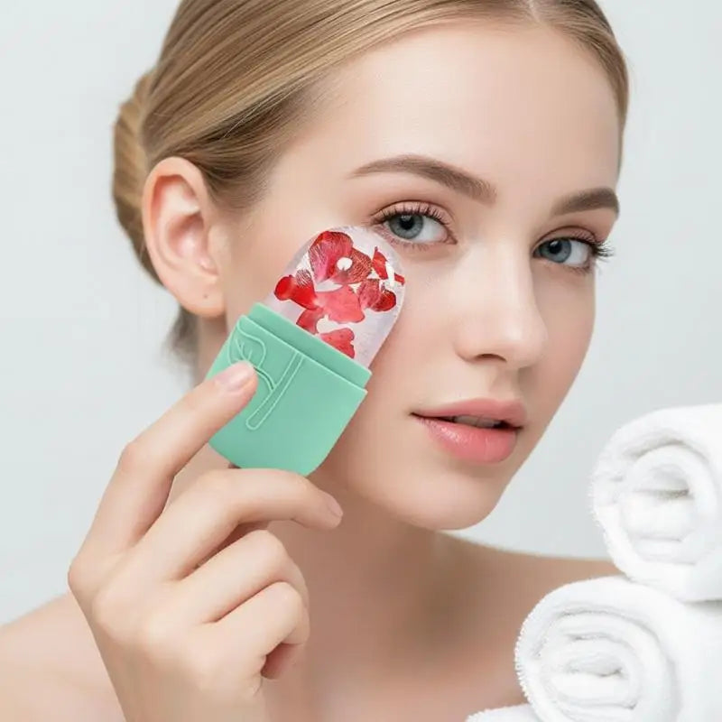 Face Ice Roller Reusable Facial Skincare Tool Eye Puffiness Skin Qme