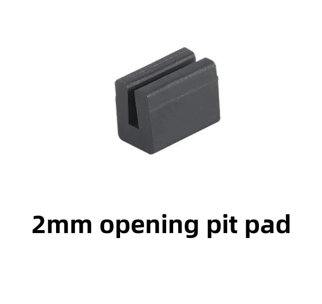 10/24PCS Plastic Opening U-shaped Foot Pad Cushion Table and Chair Furniture Anti Slip and Wear-resistant Foot Protection Cover Qme 2mm 10pcs