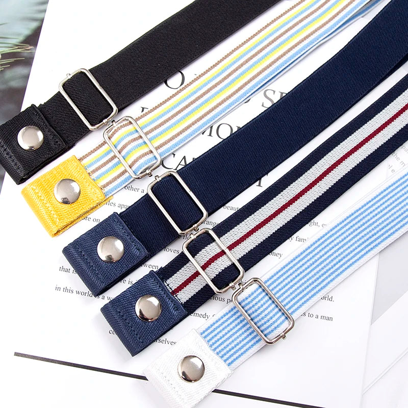 Buckle-free Elastic Invisible Belt Women Without Buckle Jeans Easy Qme
