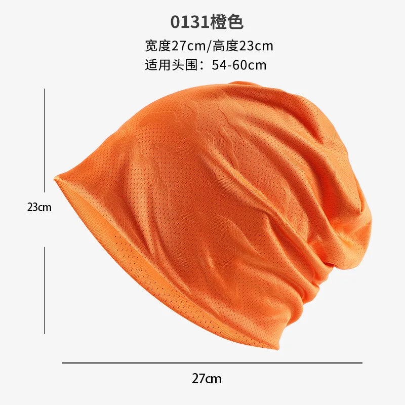 Breathable Running Headband Sweat-wicking Quick-dry Sports Head Cover Qme YELLOW