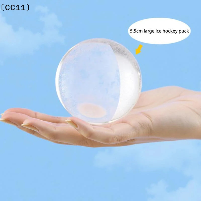 Ice Ball Maker Round Silicone Mold Cocktails Bourbon Sphere Tray Qme