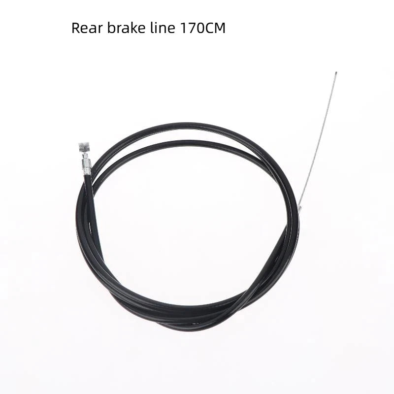 Bicycle Brake Cable Metal Wire Core Front Rear Tubes Locking Qme rear Black