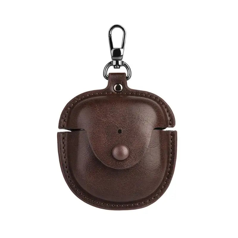 Portable Leather Protective Cover Quietcomfort Earbuds 2 Water Qme Dark brown