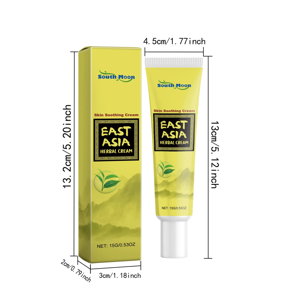 Herbal Cream Soothing Moisturizing Skin Cream with Tea Tree Centella Asiatica for Dry Skin Daily Nourishing Improve Skin Dryness Qme