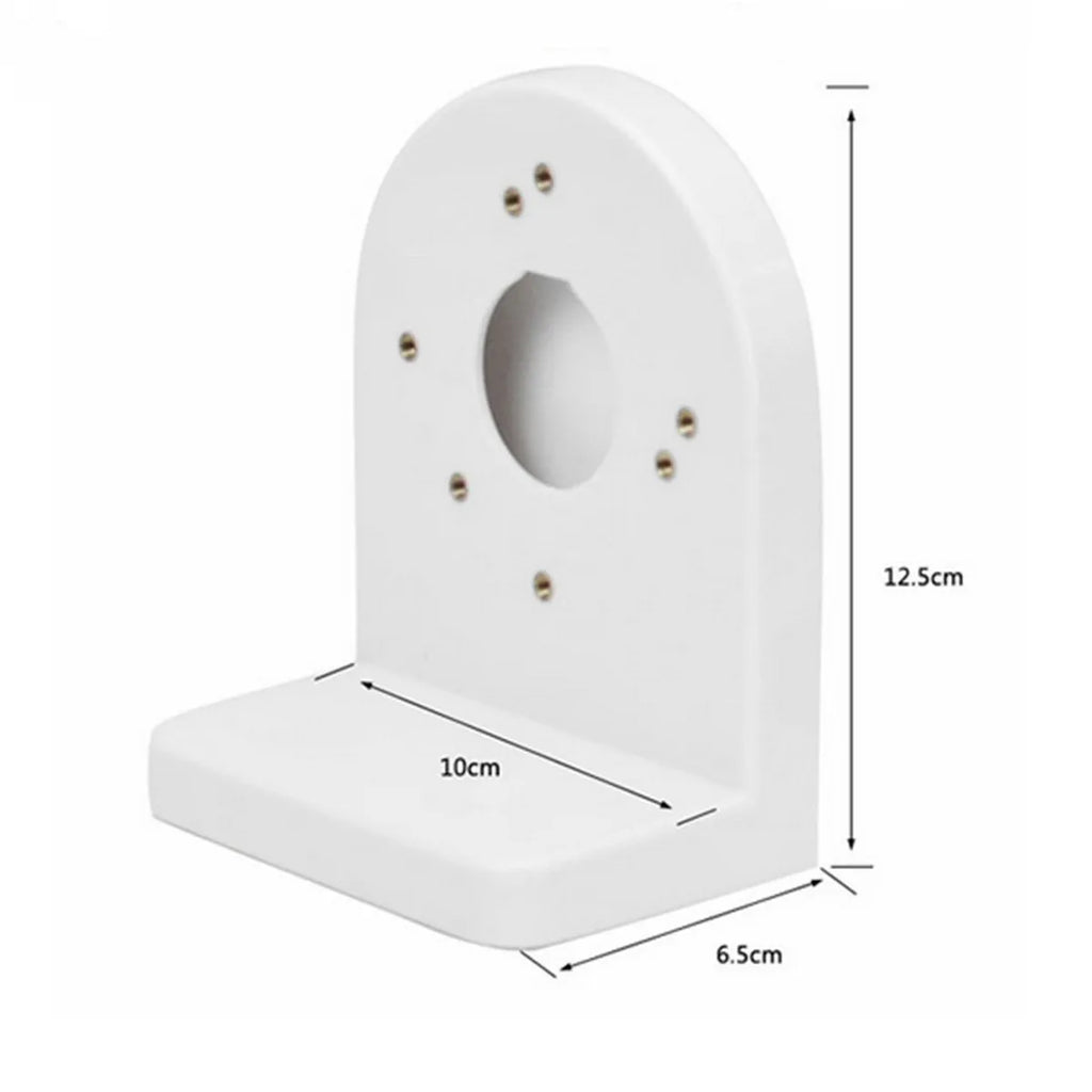 ESCAM 3.5 inch L Type Plastic Right Angle Bracket Wall Mount for CCTV Dome IP Security Camera Qme