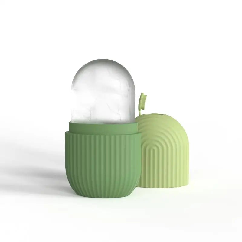 Silicone Face Ice Cube Mold Roller Beauty Tool Anti Puffiness Skincare Qme Green