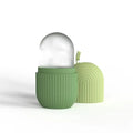 Silicone Face Ice Cube Mold Roller Beauty Tool Anti Puffiness Skincare Qme Green