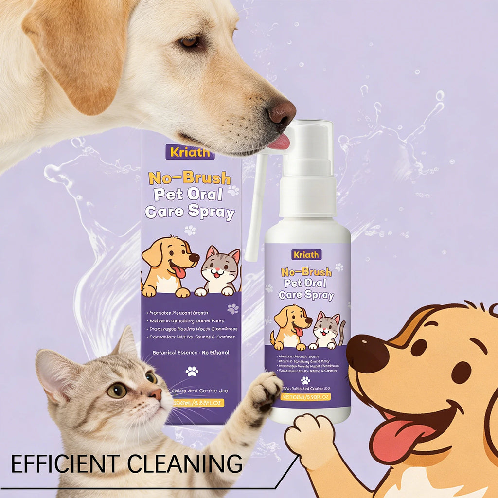 Pet Teeth Spray Effectively Remove Dental Plaque Relieve Inflammation Maintain Oral Health Eliminate Odors Oral Cleaning Spray Qme