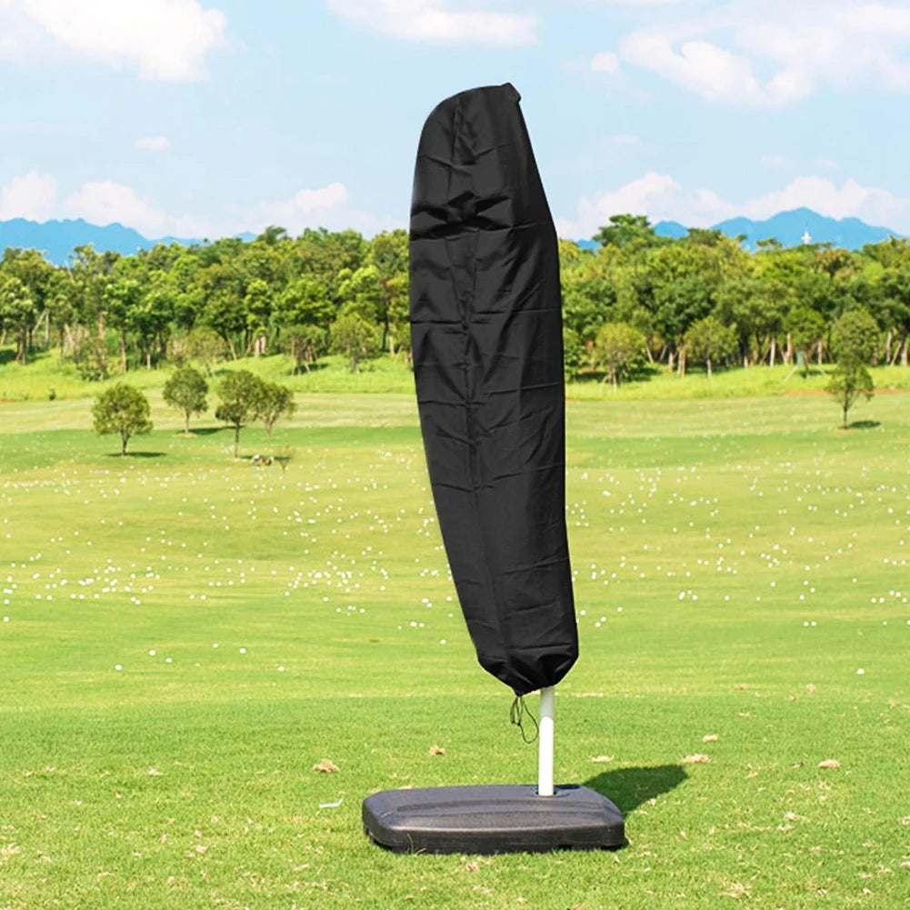 Outdoor Garden Patio Umbrella Rain Cover Waterproof Oxford Protective Shield Weatherproof Parasol Storage Cover Qme