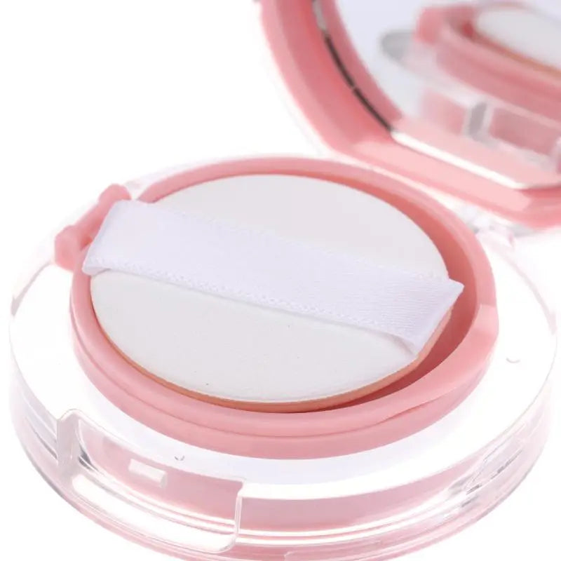 Portable Empty Air Cushion Puff Box Container Powder Sponge Mirror BB Qme