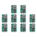 4.75V-23V Power Supply Module Board DC DC Step-Down Buck Converter Module High-Power MAX 3A Qme 10PCS
