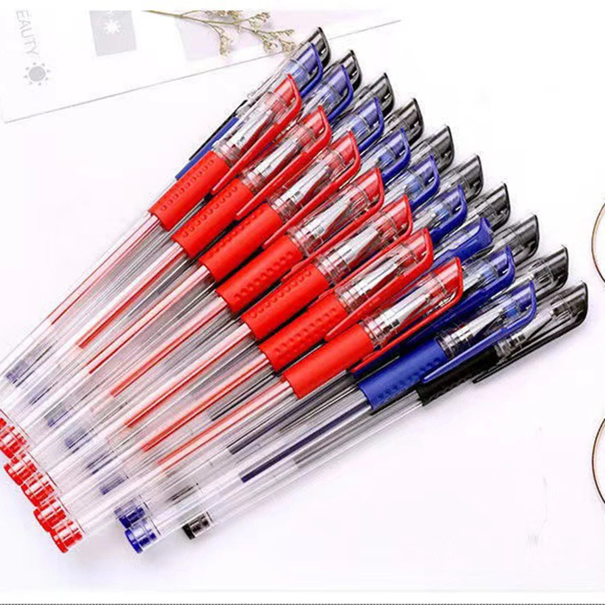 20-100Pcs Minimalist Gel Rollerball Pens Multi-purpose Smooth Writing Gel Pens Office Student Daily School Stationery Supplies Qme