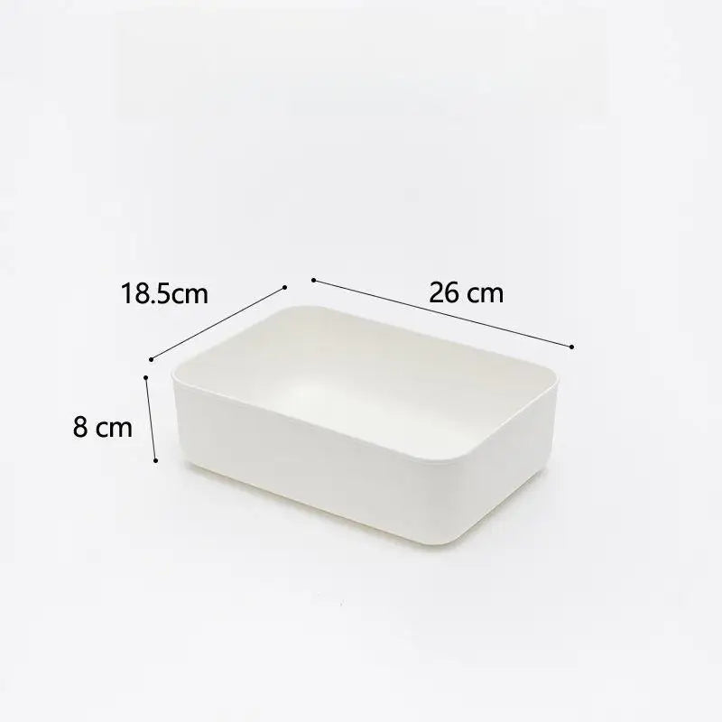 Solid Plastic Storage Box Large Capacity Home Clothing Toy Desktop Qme M
