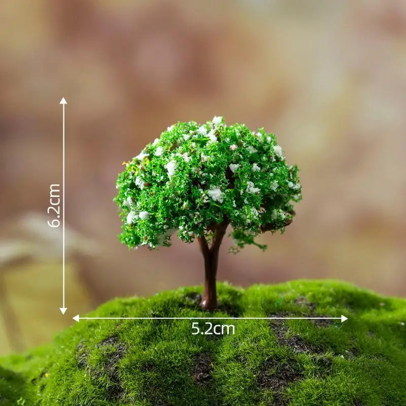 Mini Artificial Flower Trees With Vivid Colors And Realistic Look Perfect For Fairy Garden Micro Landscape DIY Decor Qme E