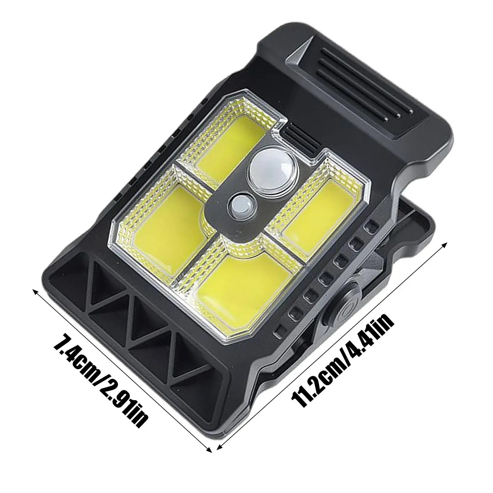 Clip Solar Lights Motion Sensor Portable Survival Lighting LED Fence Qme