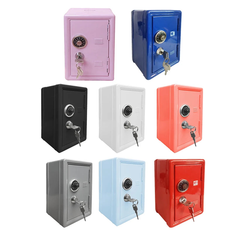 Piggy Bank Combination Lock Key Frcctre Kids Safe Money Box Coin Tray Qme