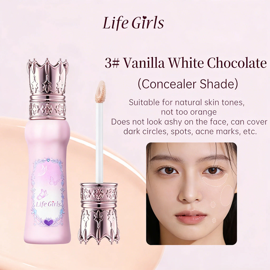 Brightening Concealer Liquid Natural Highlighter Moisturizing Qme LG8069-3