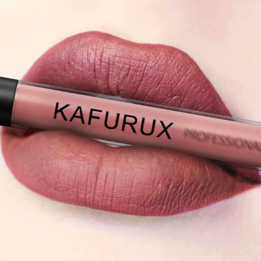 Matte Highly Pigmented Lip Glaze Velvet Finish Liquid Lipstick Qme 01