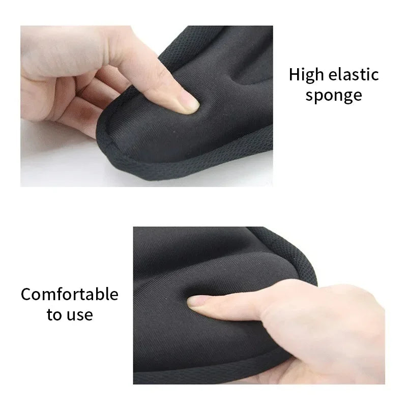Soft Thickened Bicycle Seat Breathable Bicycle Saddle Seat Cover Comfortable Seat Mountain Bike Cycling Pad Cushion Cove Qme