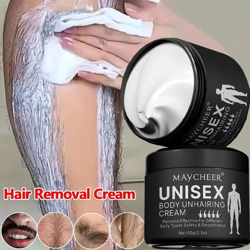 Permanent Hair Removal Cream Hair Growth Inhibitor Face Arm Armpit Leg Intimate Areas Painless Depilatory For Men Women Care Qme 1pc