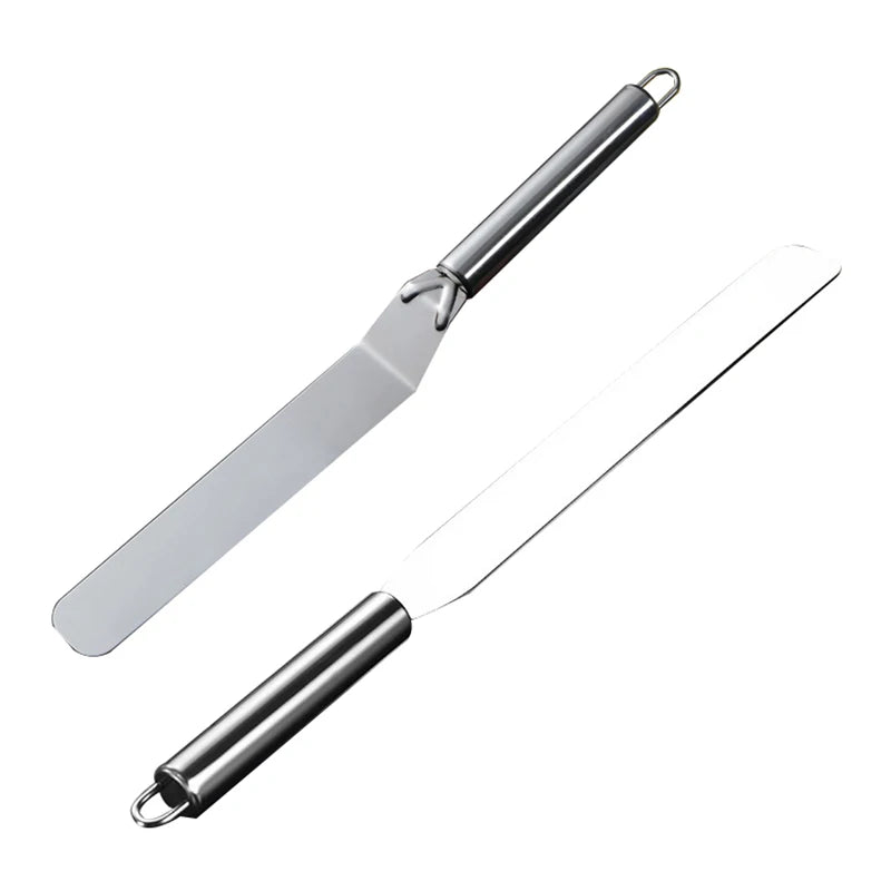 6 8 Stainless Steel Cream Icing Frosting Spatula Cake DIY Decorating Qme