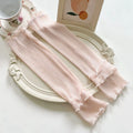 Women Long Fingerless Gloves Summer Sun Protection Lady Thin Lace Qme light pink One Size