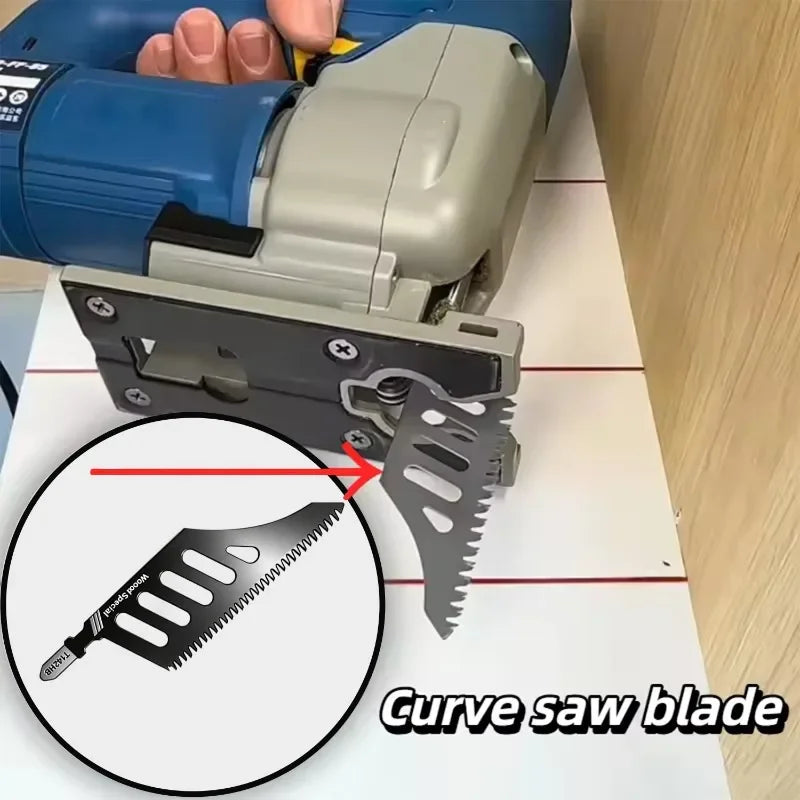 20/1PCS Jigsaw Blades Heavy Duty T-Shank Wood Aluminum Cutting Coarse Teeth Precision Tight Spaces Tools Replaceable Cut Tools Qme