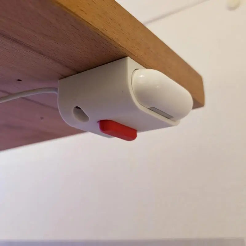 Under Desk Earphone Charging Dock No Drilling Needed Headset Case Qme
