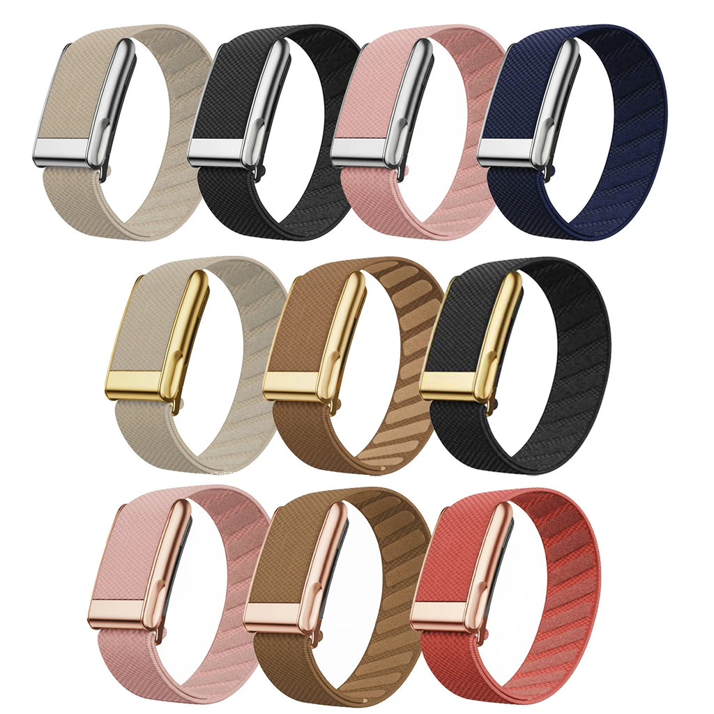 New Nylon Band for Whoop5.0 Strap for WHOOP5.0MG Woven Elastic Sports Strap W Logo Woven Elastic Whoop Sports Replacement Straps Qme