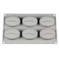 Coffee Bean Shape Cake Silicone Mold DIY Bread Chocolate Dessert Qme Gray