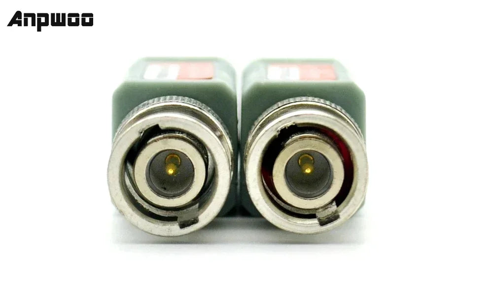 ANPWOO 10pcs(5Pairs) AHD/TVI/CVI CCTV Twisted BNC Passive Video Balun Transceiver COAX CAT5 Camera UTP Cable Coaxial Camera DVR Qme Default Title
