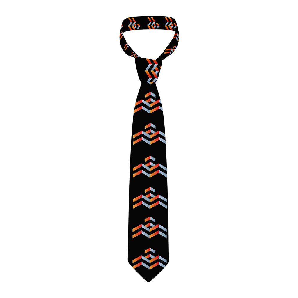 Personalized LOGO Custom Printed Tie Unisex Polyester Fashion Party Qme