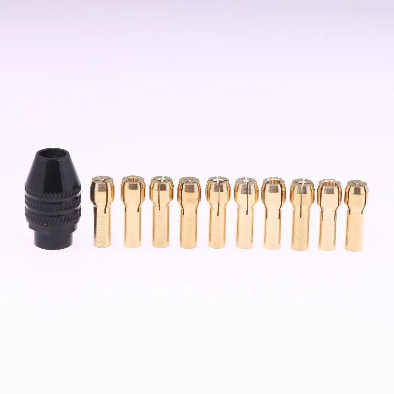 Lot 0 5- Brass Nut Accessories Mini Drill Collet Chuck Rotary Tool Qme B