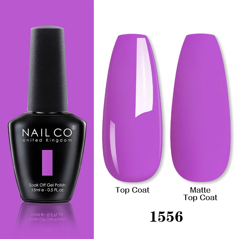 NAILCO Springsummer Hybrid Gel Nail Polish Semi-permanent UV Varnish Qme