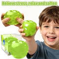 Simulated Green Apple Molding Squeezable Toy Stress Relief and Hand Exercise Fidget Toy with Packaging Party DIY Decor Fun Gift Qme Green One Size