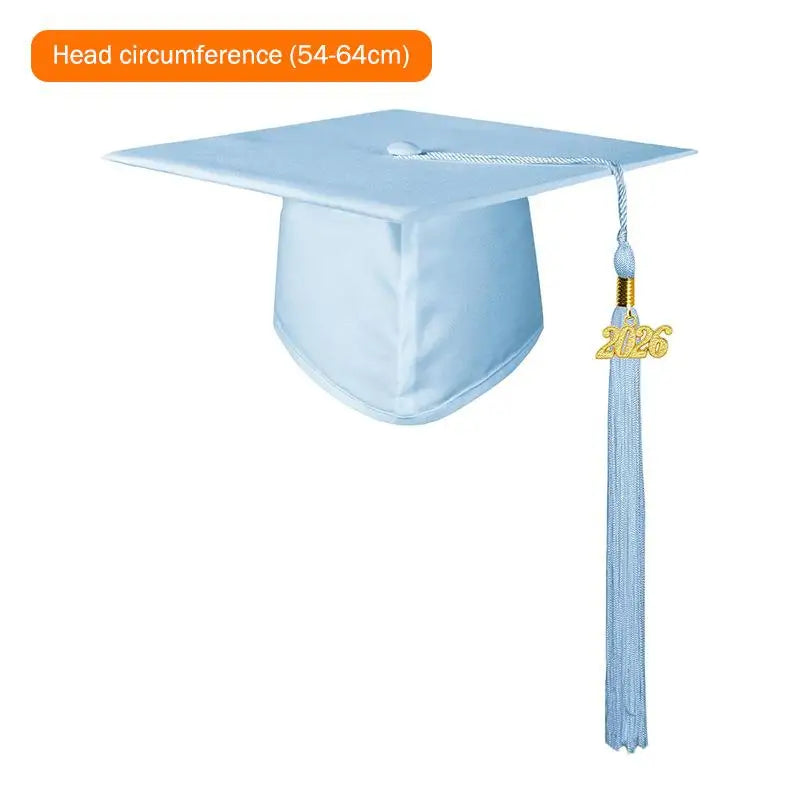 2026 Graduation Cap Headwear With Tassel For High School & Bachelor Degree Cap Unisex Graduation Dress Ceremony Hat Master Qme A3