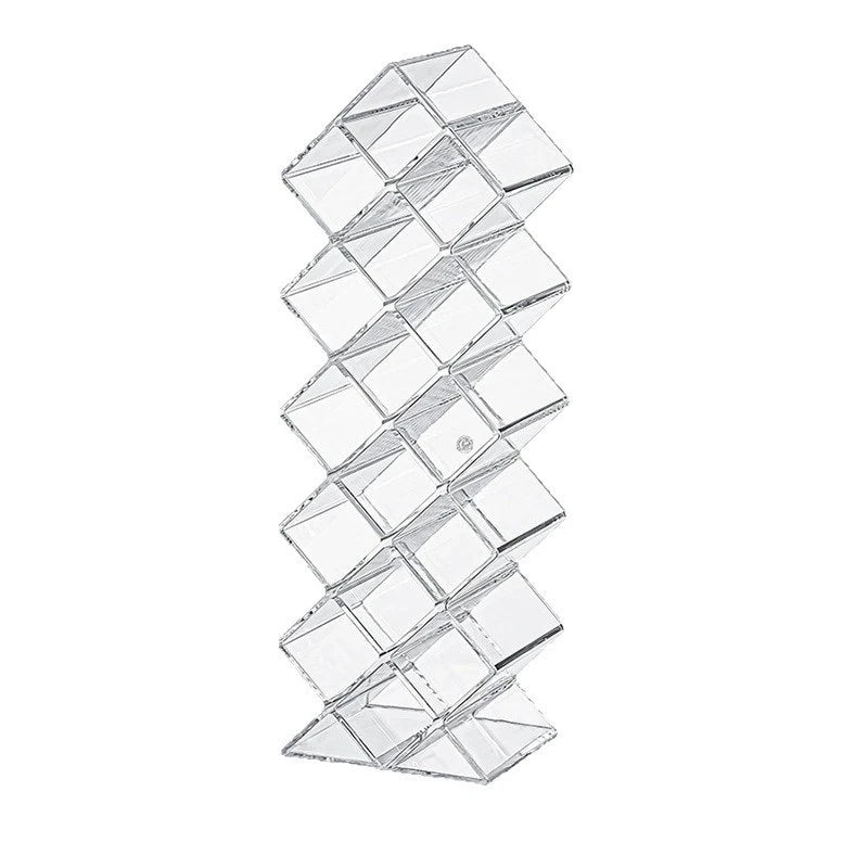 Clear Lipstick Storage Box Case Shelf Makeup Organizer 10 16 Grid Qme