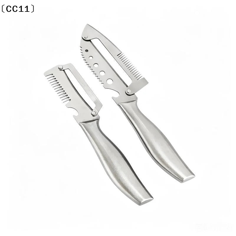 Multi-function Vegetable Peeler Kitchen Stainless Steel Handle Bottle Qme