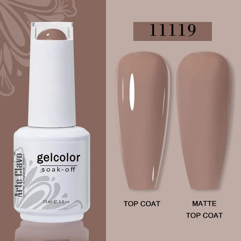 Arte Clavo Jelly Gel Polish Translucent Manicuring UV Nail Semi Qme