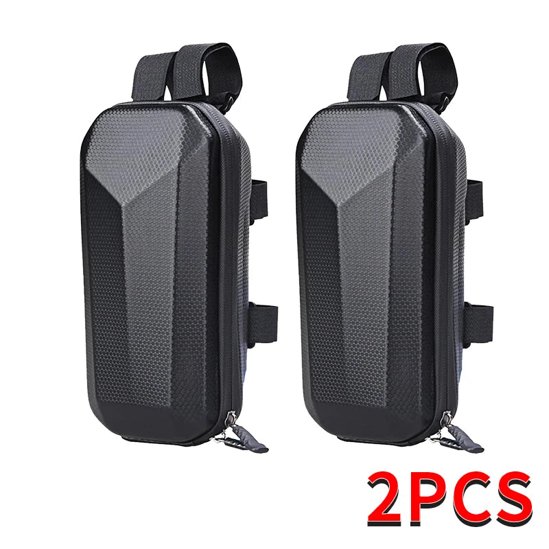 Electric Scooter Bag Storage Electric Bike Handlebar Bag Scooter Storage Bag with Large Capacity Waterproof Front Handlebar Bag Qme Brown