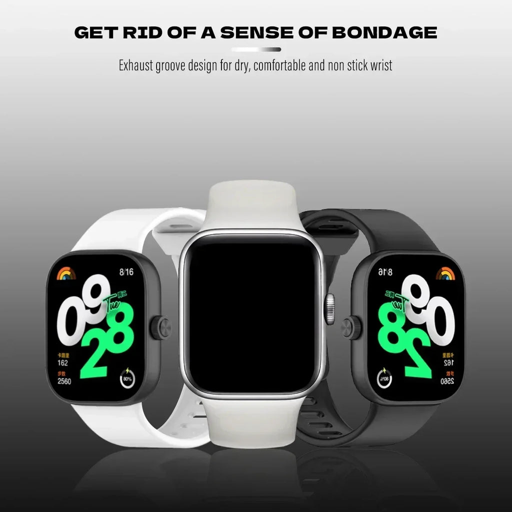 Original Silicone Strap For Redmi watch 4 SmartWatch WristBand For Redmi watch 4 Bracelet Band Watchband Sport Accessories Qme