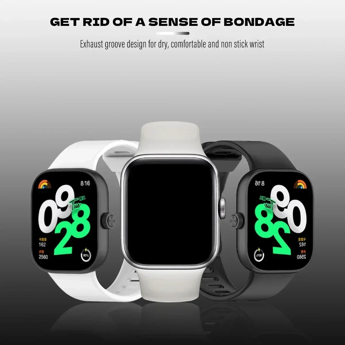 Original Silicone Strap For Redmi watch 4 SmartWatch WristBand For Redmi watch 4 Bracelet Band Watchband Sport Accessories Qme