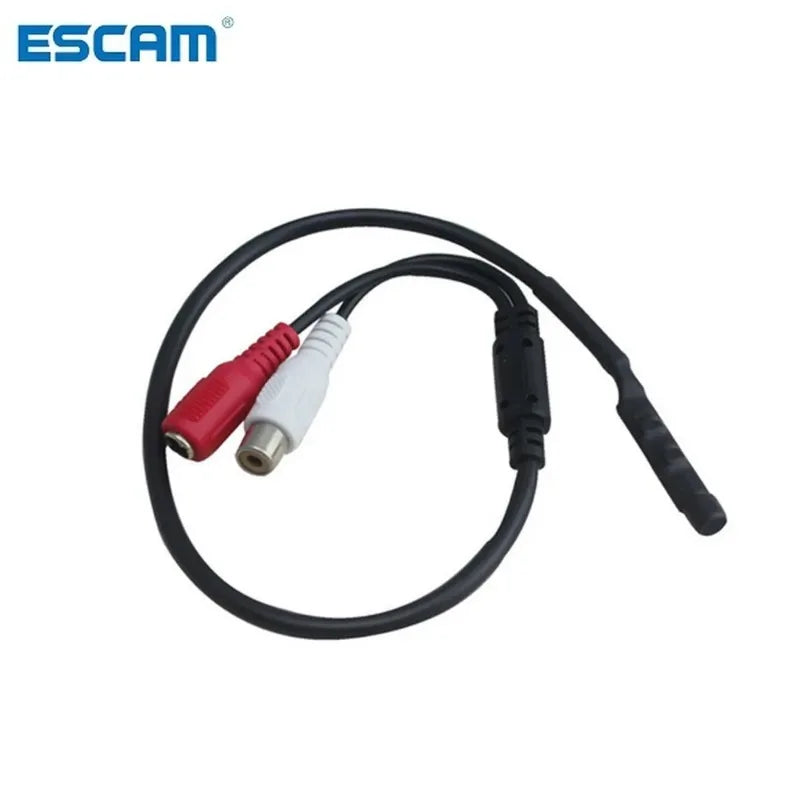 5pcs Mini CCTV Microphone Audio Pickup High Sensitivity DC12V Audio Monitor Sound Listening Device Qme Default Title