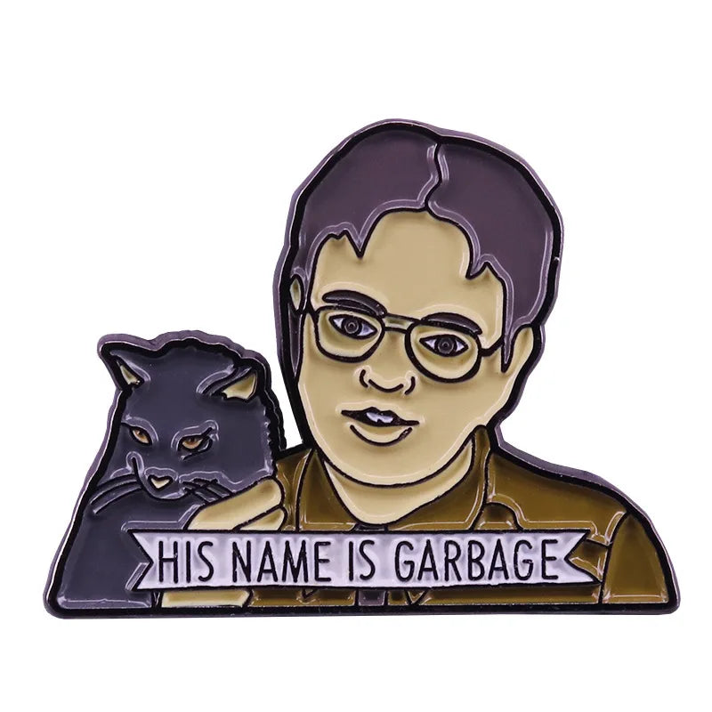 Classic Comedy Enamel Pins American Fashion TV Show Brooches for Friends Backpack Metal Lapel Pin Badges Jewelry Wholesale Qme style 19